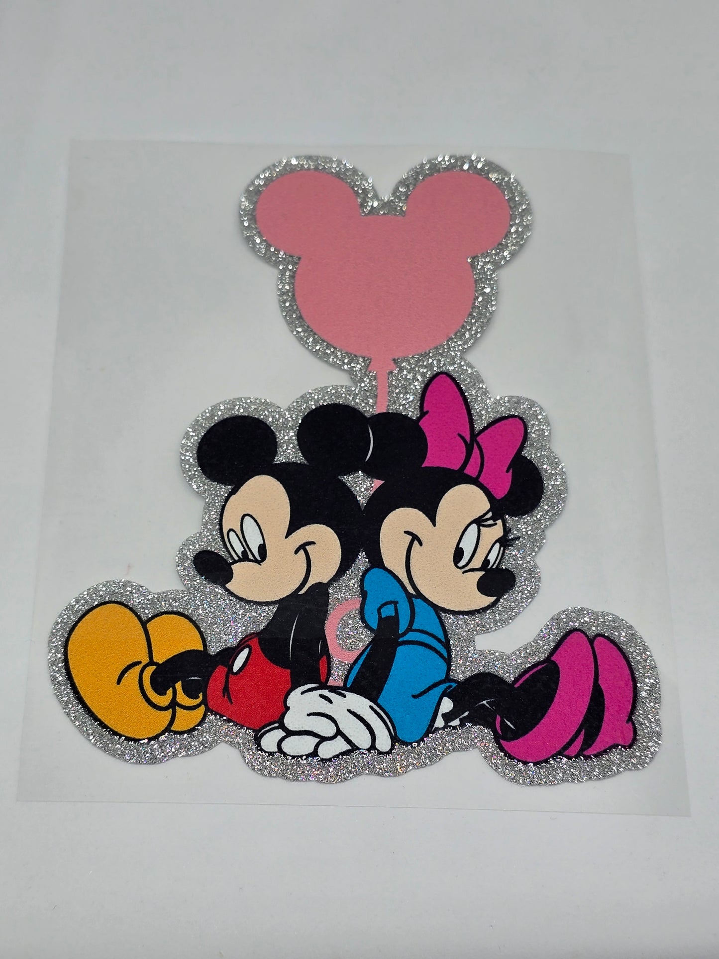 Glitter DTF decals