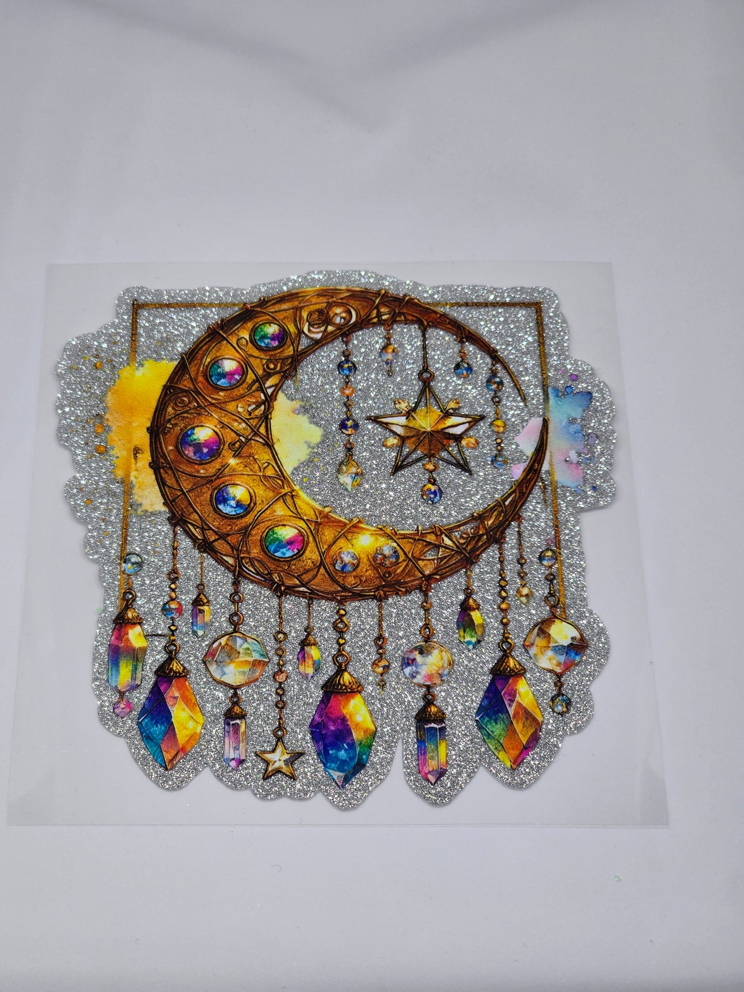 Glitter DTF decals
