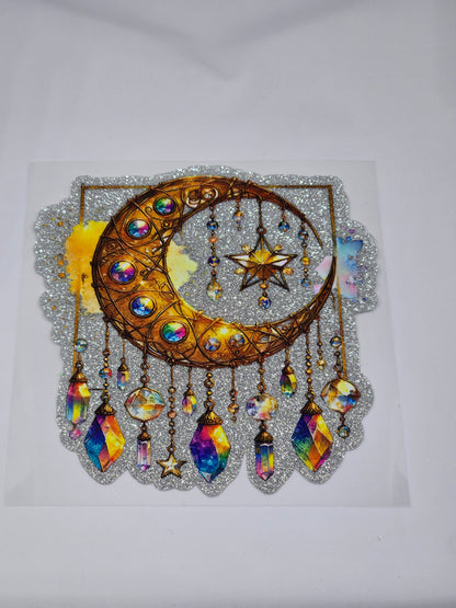 Glitter DTF decals