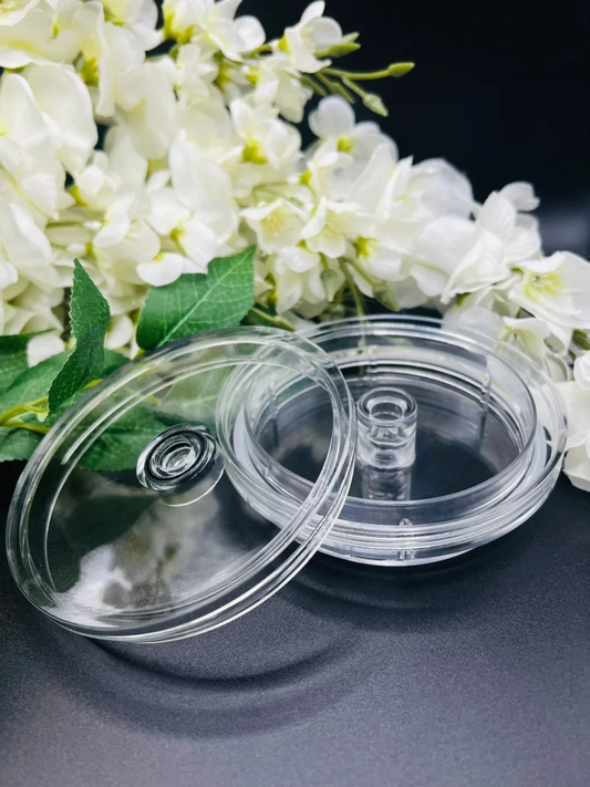 Fillable snowglobe lids