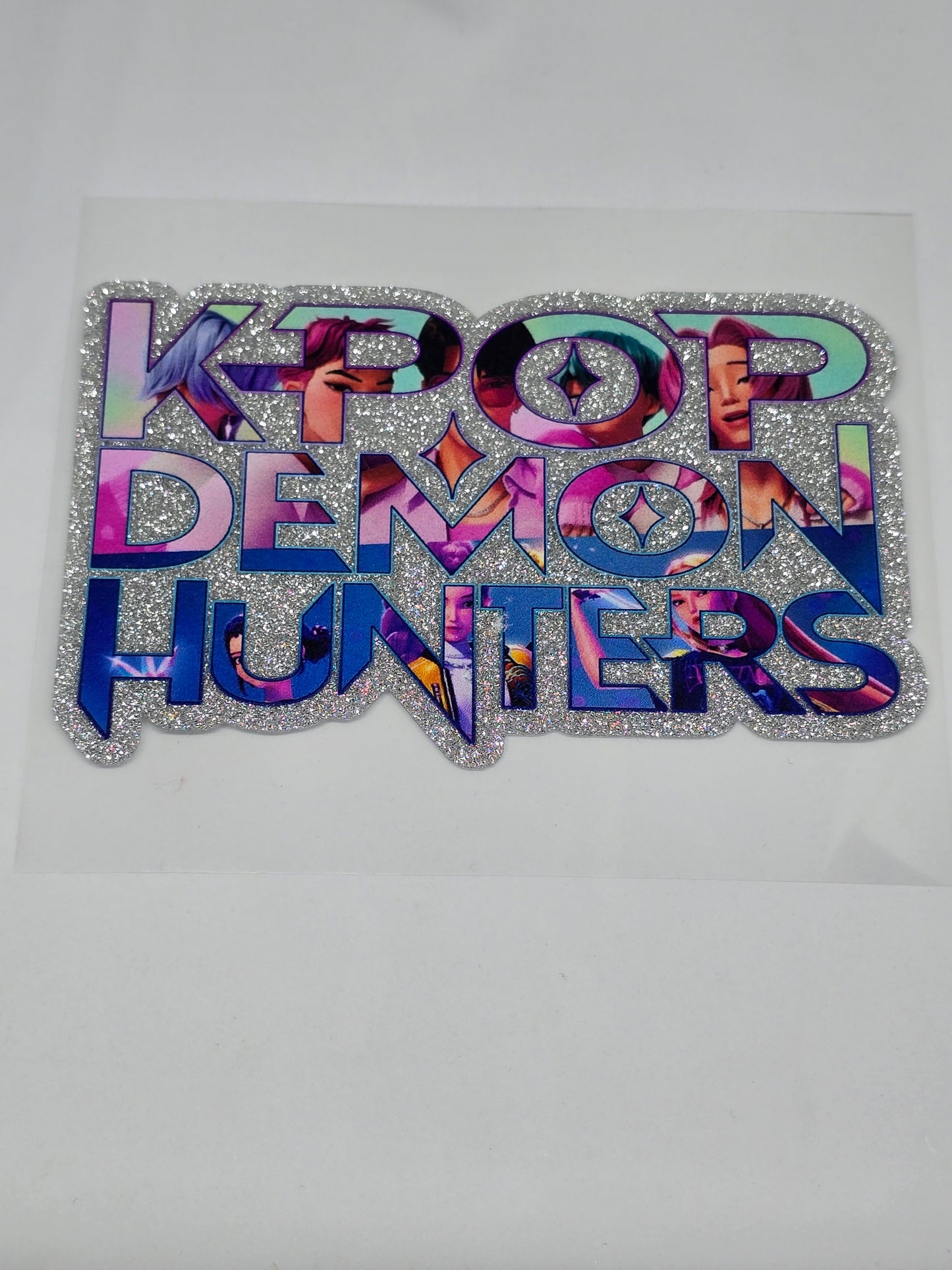 Glitter DTF decals
